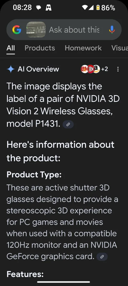 NVIDIA 3D Vision 2 Wireless  Gaming glasses - Image 4