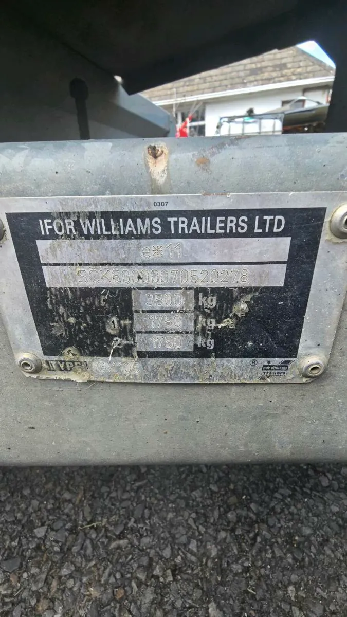 Ifor Williams 10ft plant trailer - Image 3