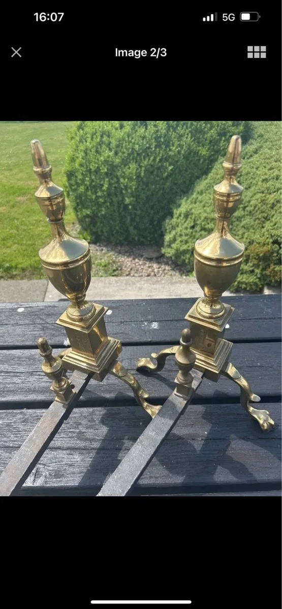 Brass Fire Irons - Image 2
