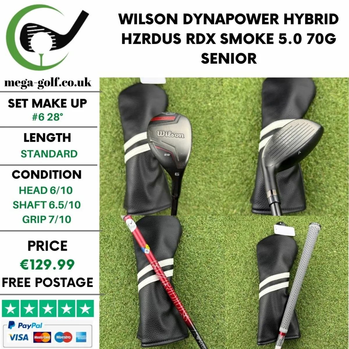 WILSON DYNAPOWER HYBRID / #6 28° / SENIOR - Image 1