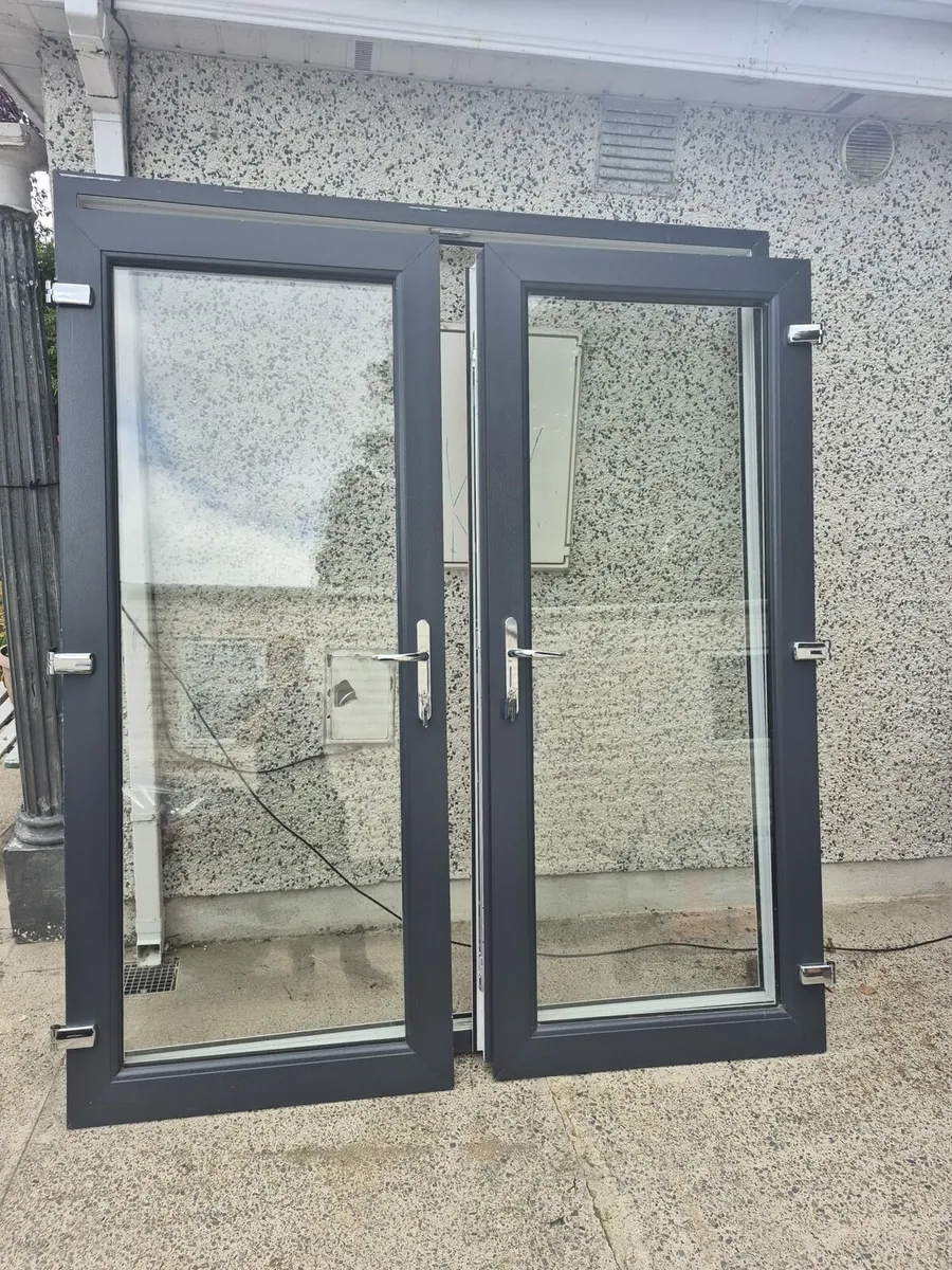 Brand new PVC double doors - Image 2