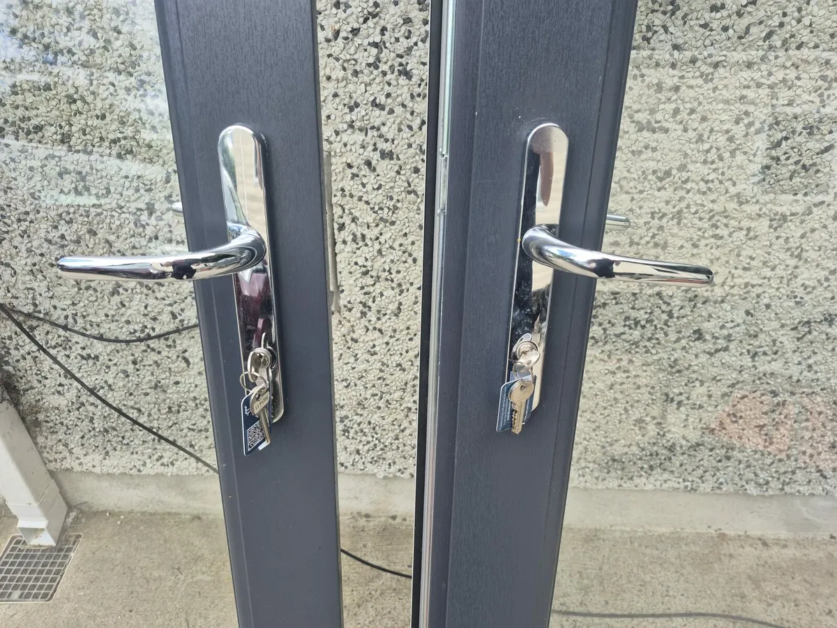 Brand new PVC double doors - Image 3