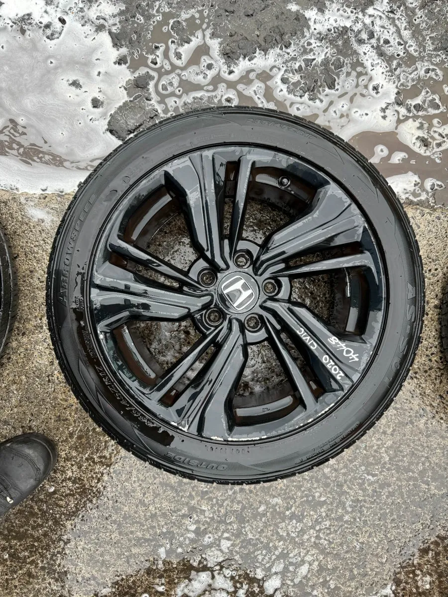 HONDA CIVIC 17" ALLOY WHEELS - Image 2