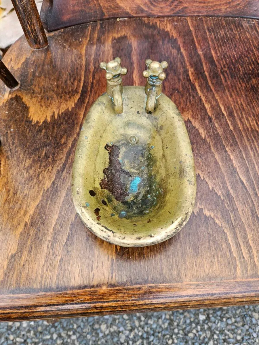 Vintage Brass Bath - Image 2