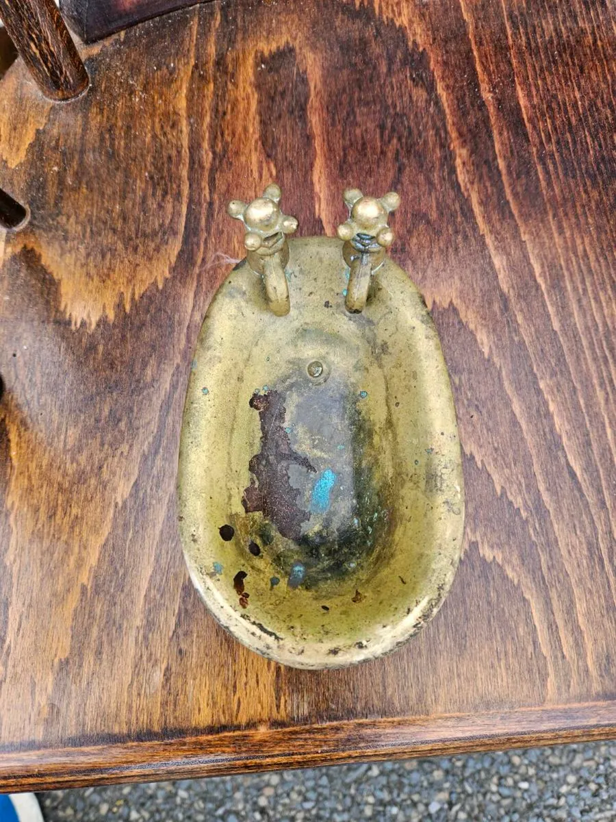 Vintage Brass Bath - Image 3