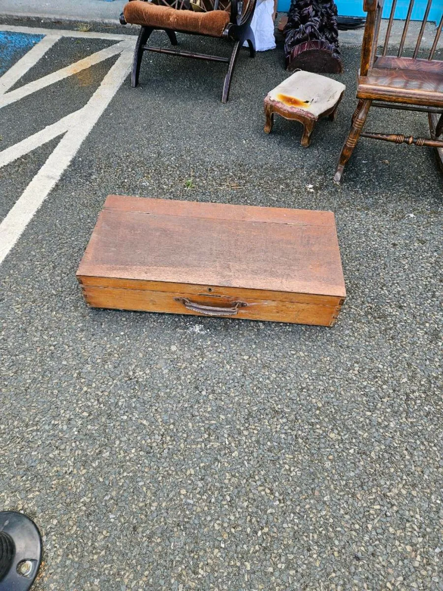 Vintage Carpenters Tool Box - Image 2