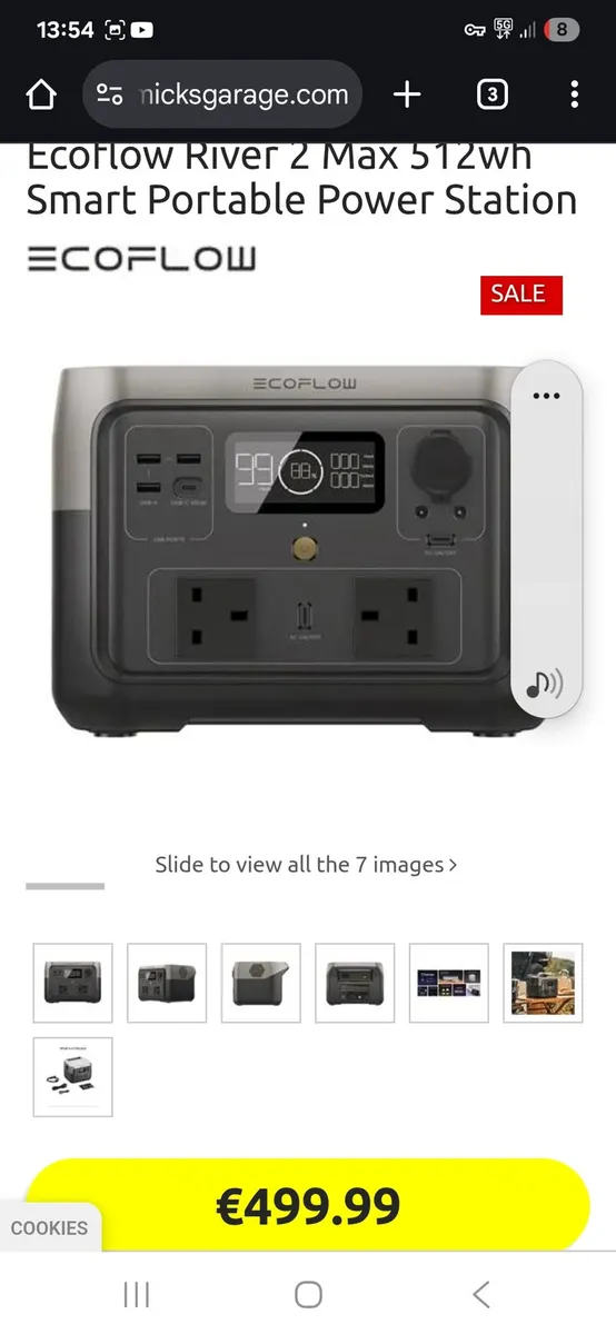 Ecoflow River Max 2 and 160w solar panels - Image 3