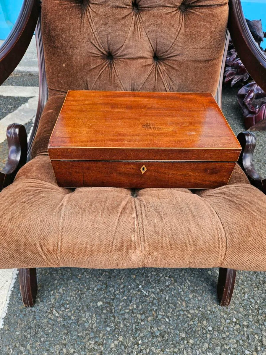 Vintage Antique Writing Slope - Image 1