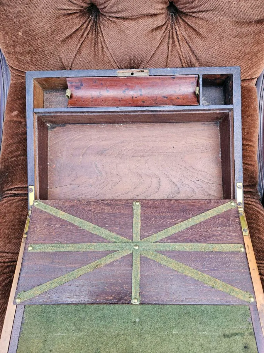 Vintage Antique Writing Slope - Image 4