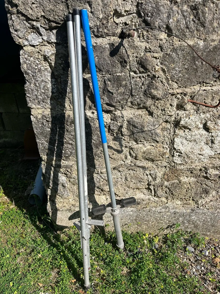 Pogo stick and walking stilts