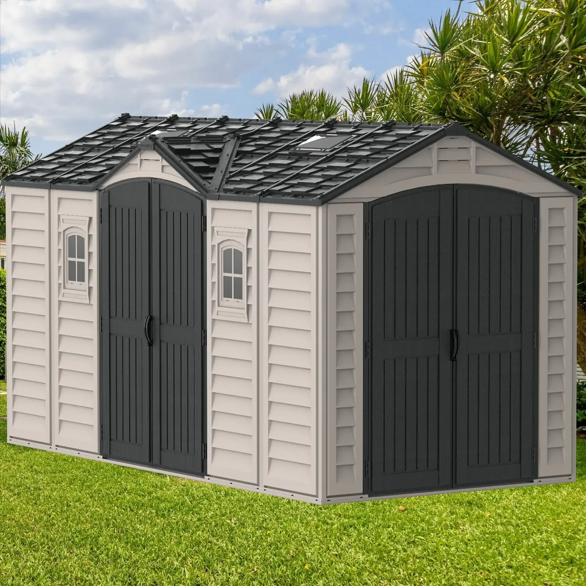 Apex Pro 15x8  Vinyl Plastic Cottage Garden Shed - Image 2
