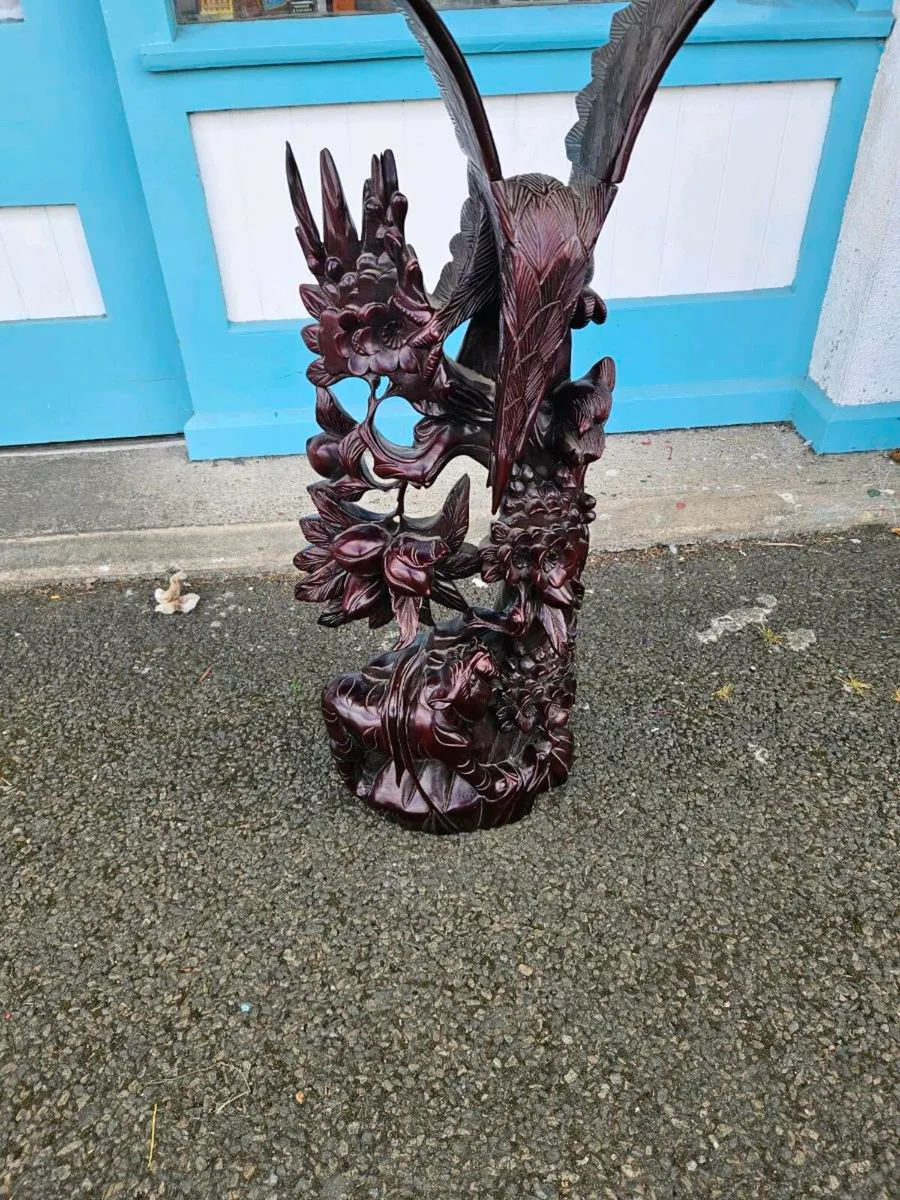 Solid Wood Carved Centre Piece - Image 2