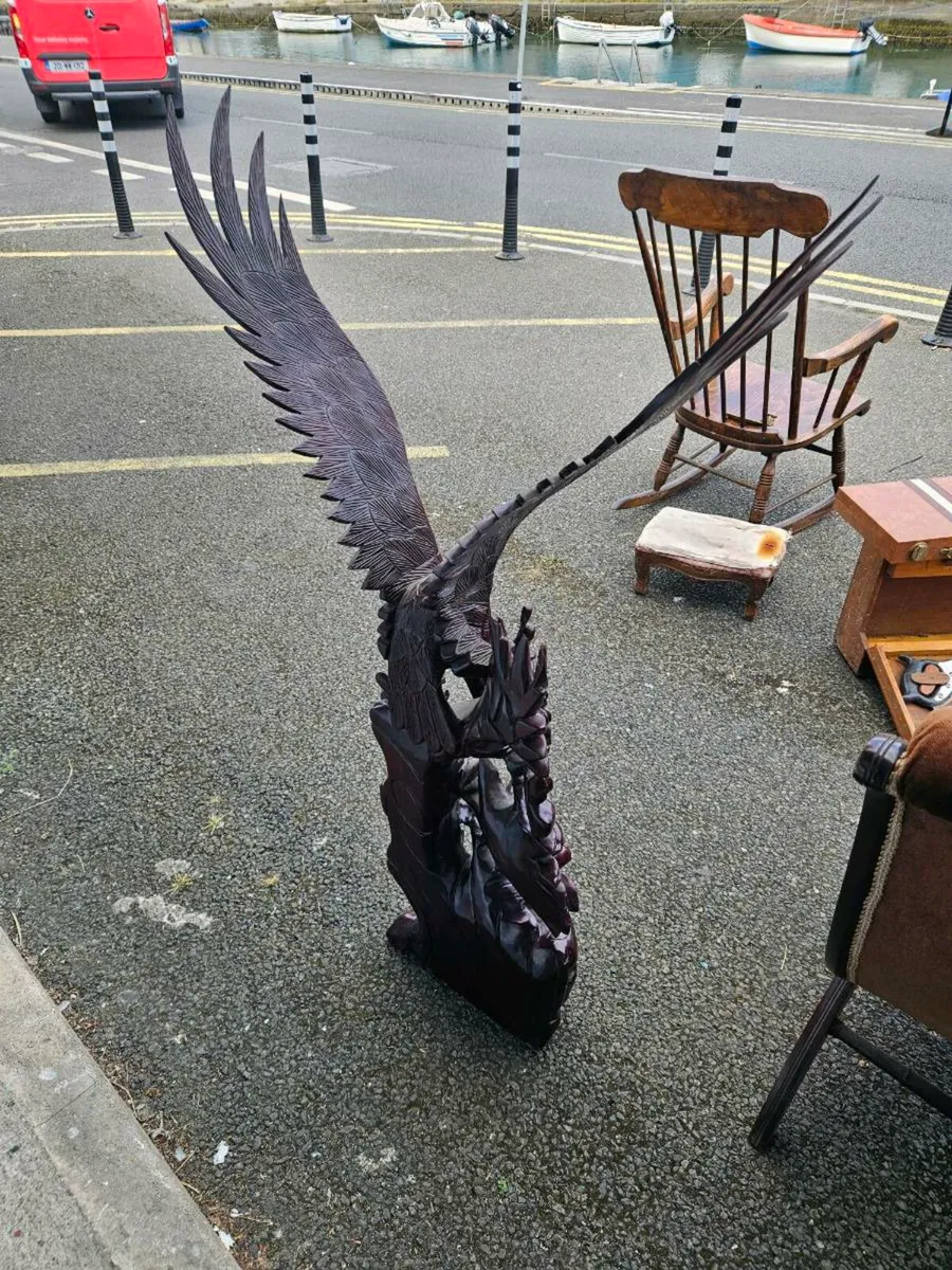Solid Wood Carved Centre Piece - Image 4