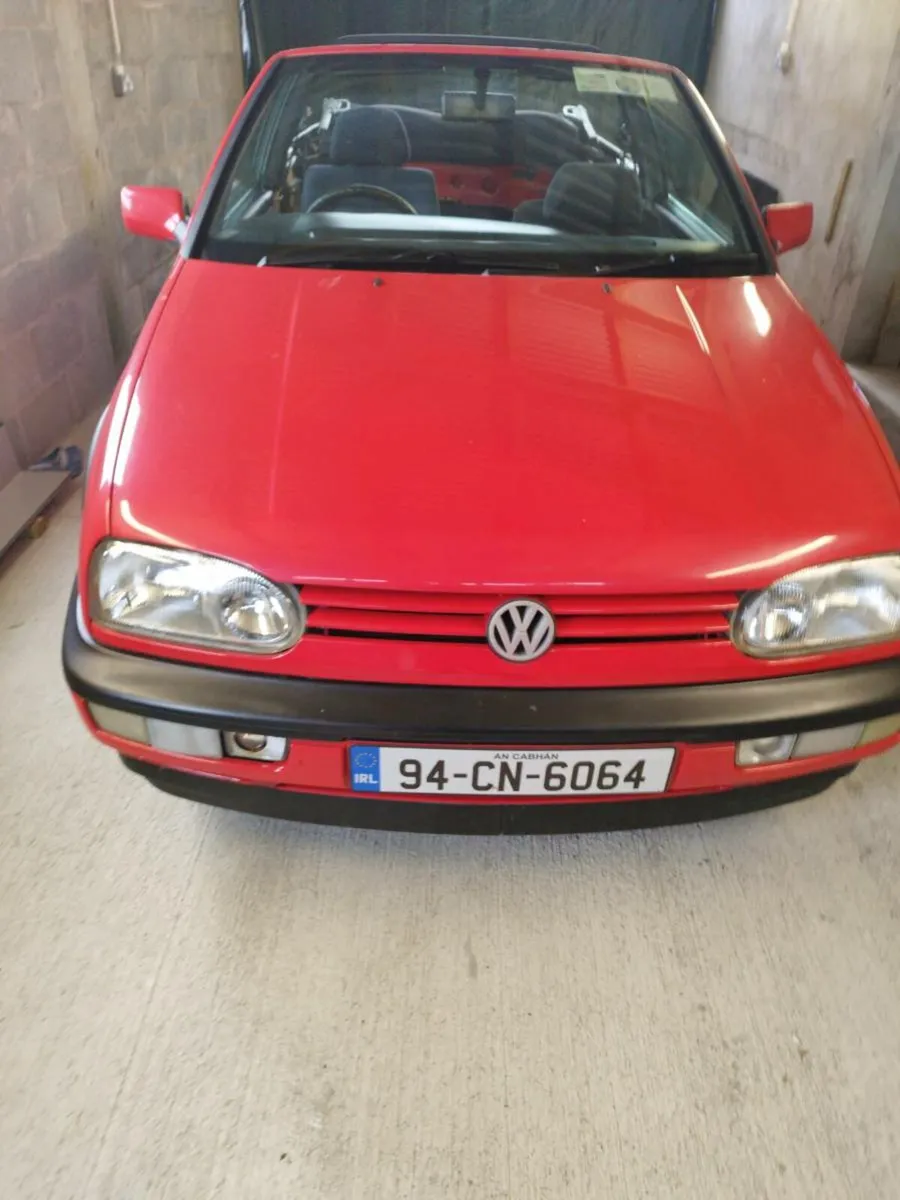 2.0 , low mileage MK3 golf cabriolet automatic - Image 1