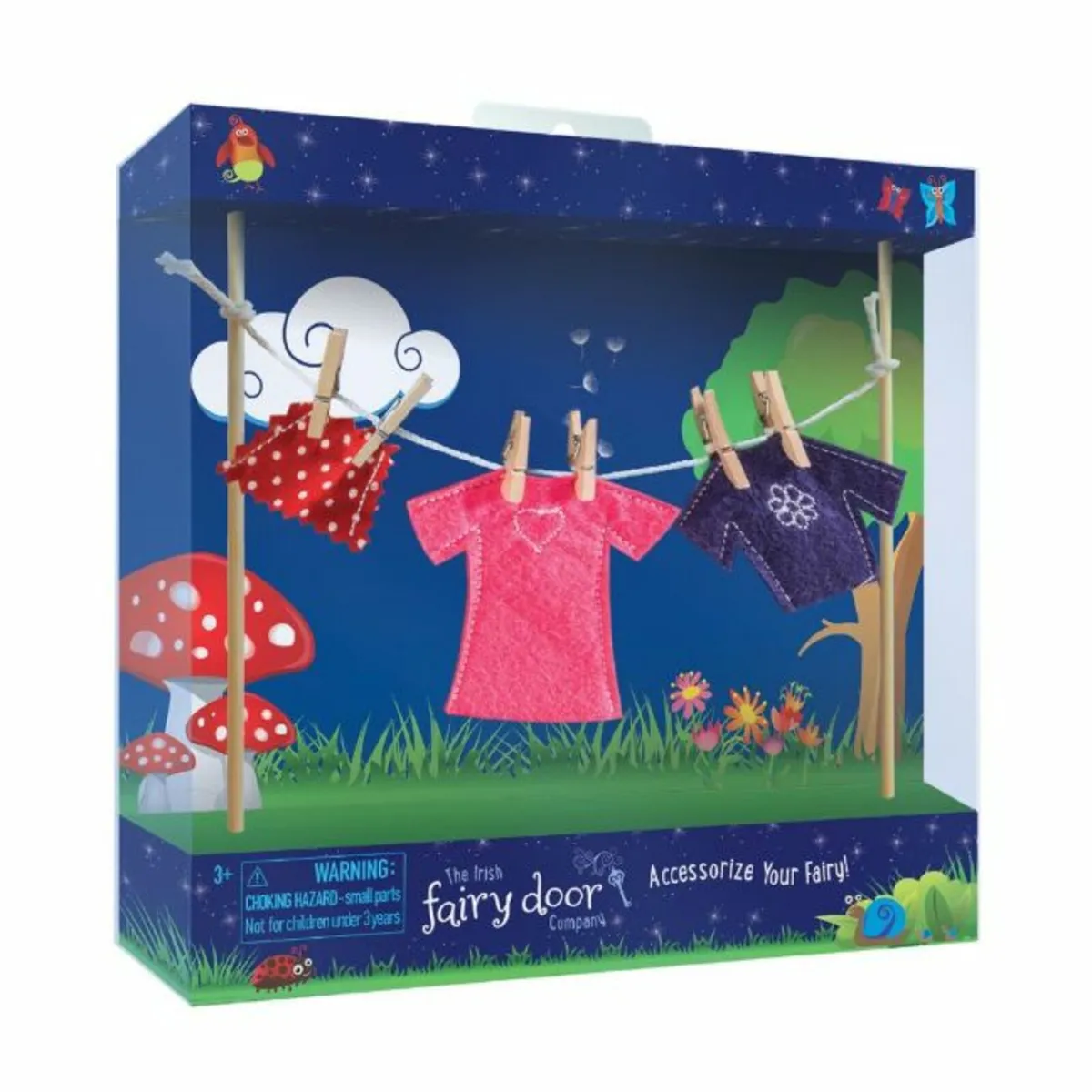 The Irish Fairy Door Female Washing Line Playset - Image 3