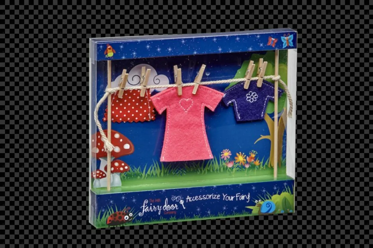 The Irish Fairy Door Female Washing Line Playset - Image 4