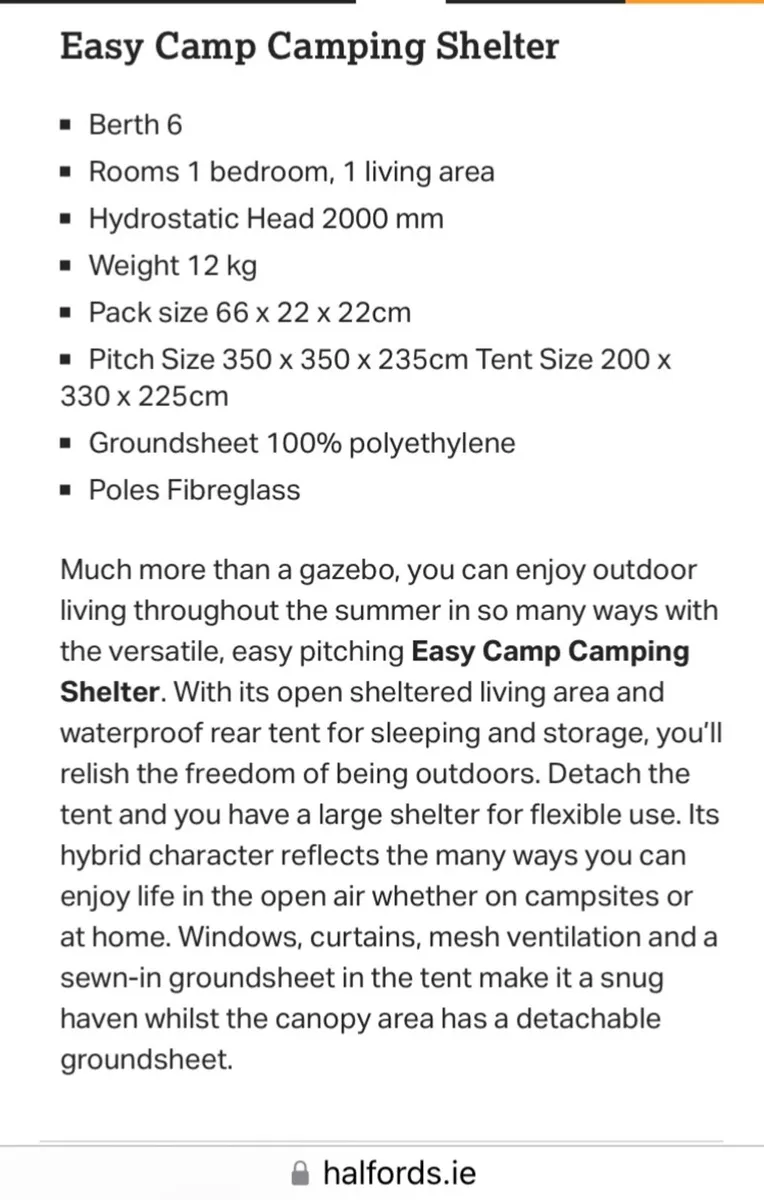 Camping Shelter Tent - Image 3
