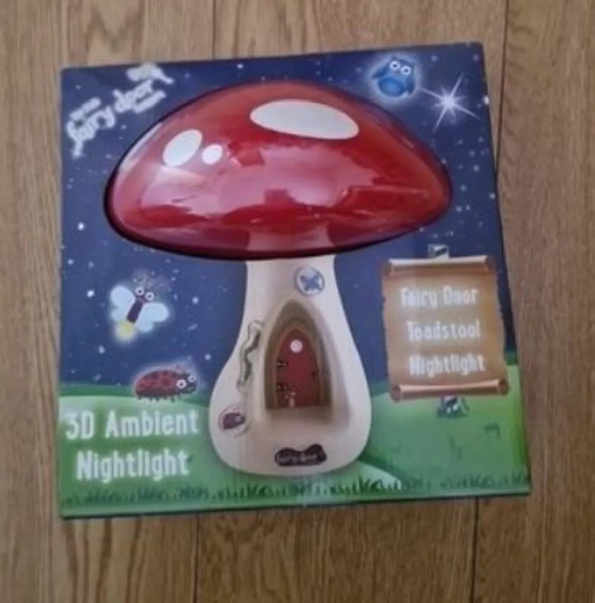 Irish Fairy Door 3d Toadstool Ambient Nightlight - Image 1