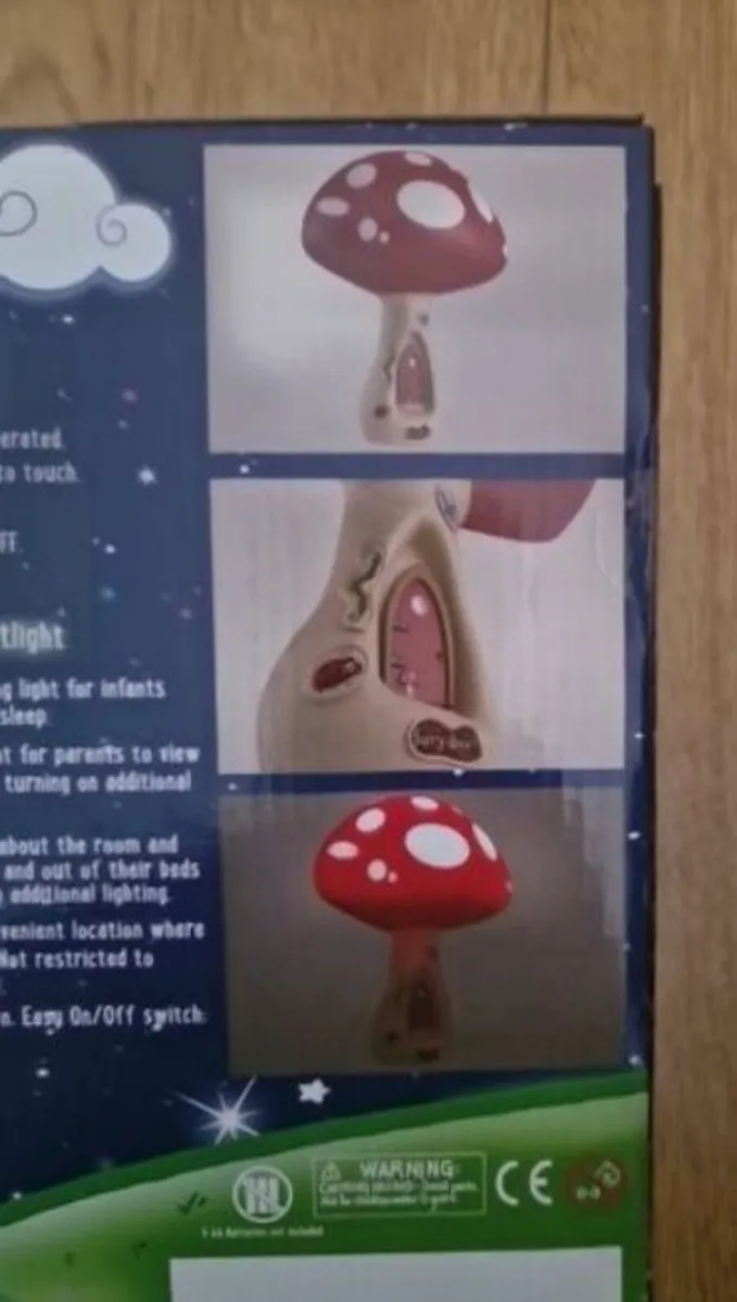 Irish Fairy Door 3d Toadstool Ambient Nightlight - Image 4