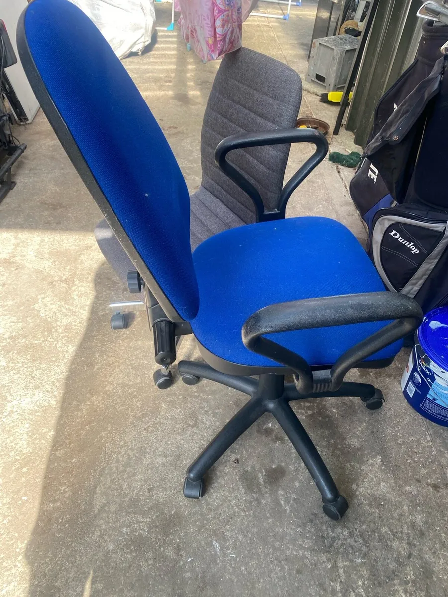 Two office chairs useful for student studying - Image 3