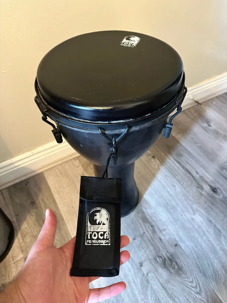 Toca SFDMX-12BM 12’Freest. Djembe with bag - Image 2