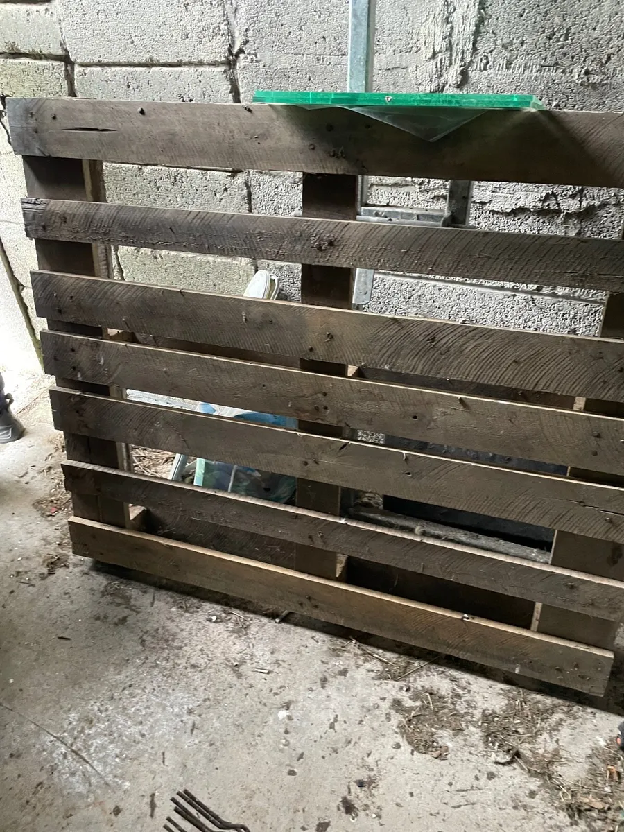 2 Wooden Pallets - Image 1