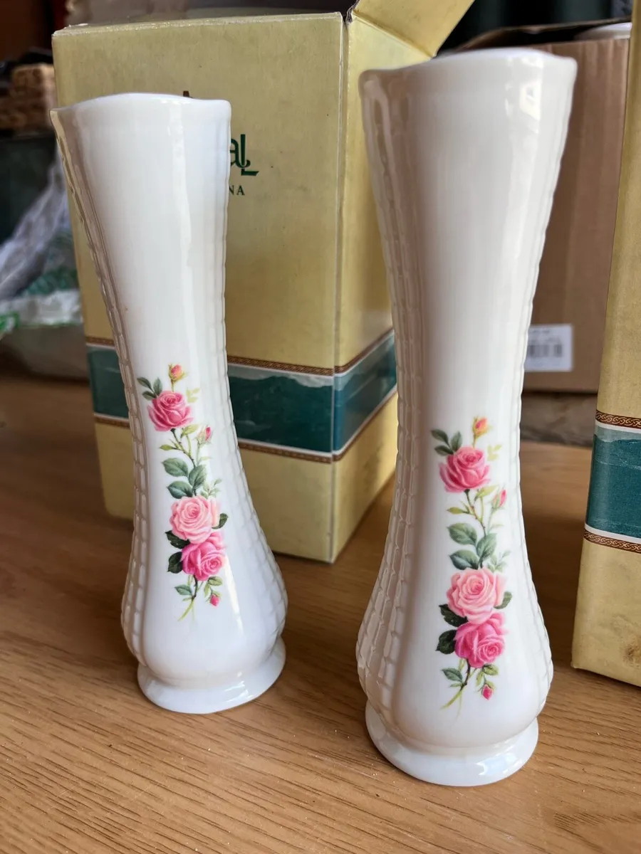 Donegal Parian China skinny vases