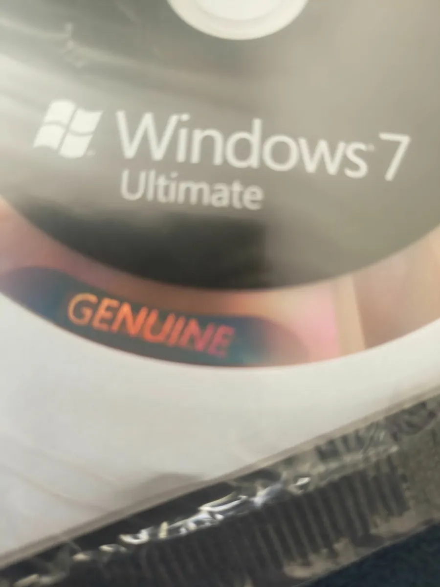 RARE  FINE Genuine Windows  7  Ultimate - Image 2