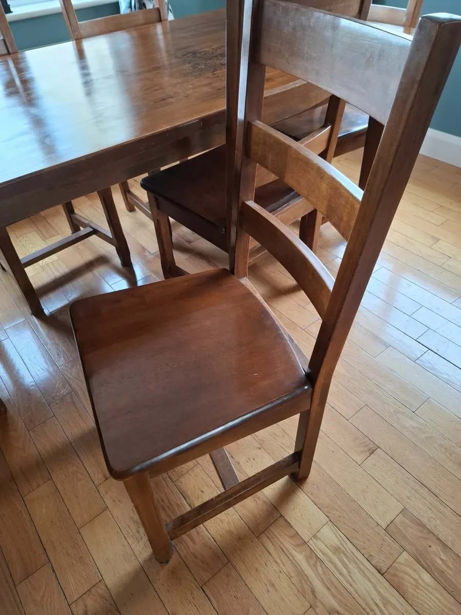 Dining room table and chairs - Image 2