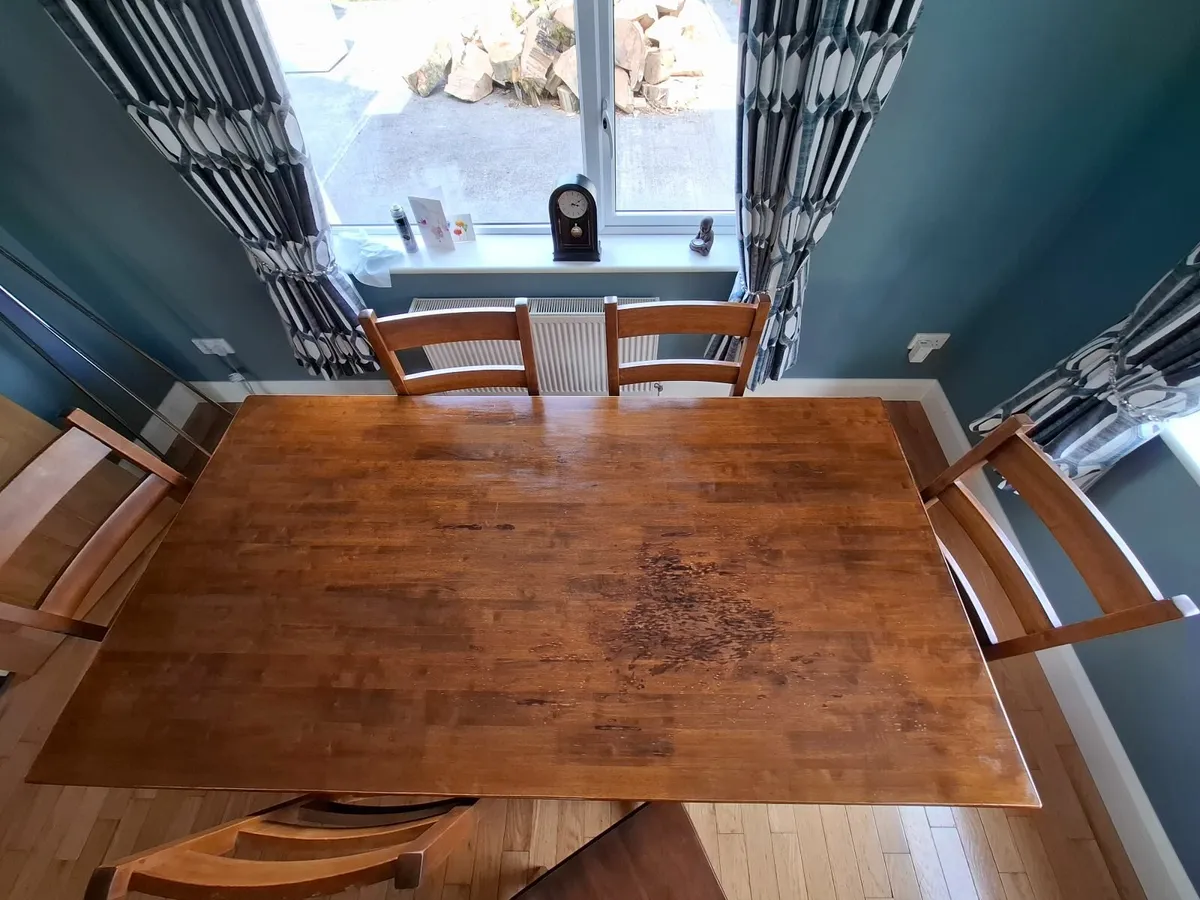 Dining room table and chairs - Image 3