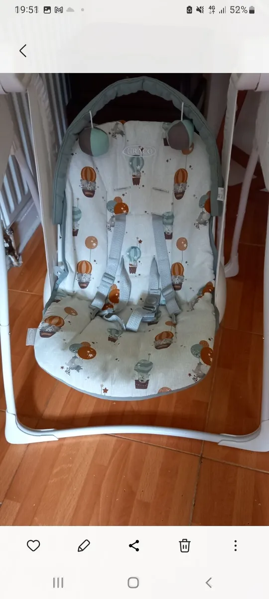 Baby swing seat - Image 3