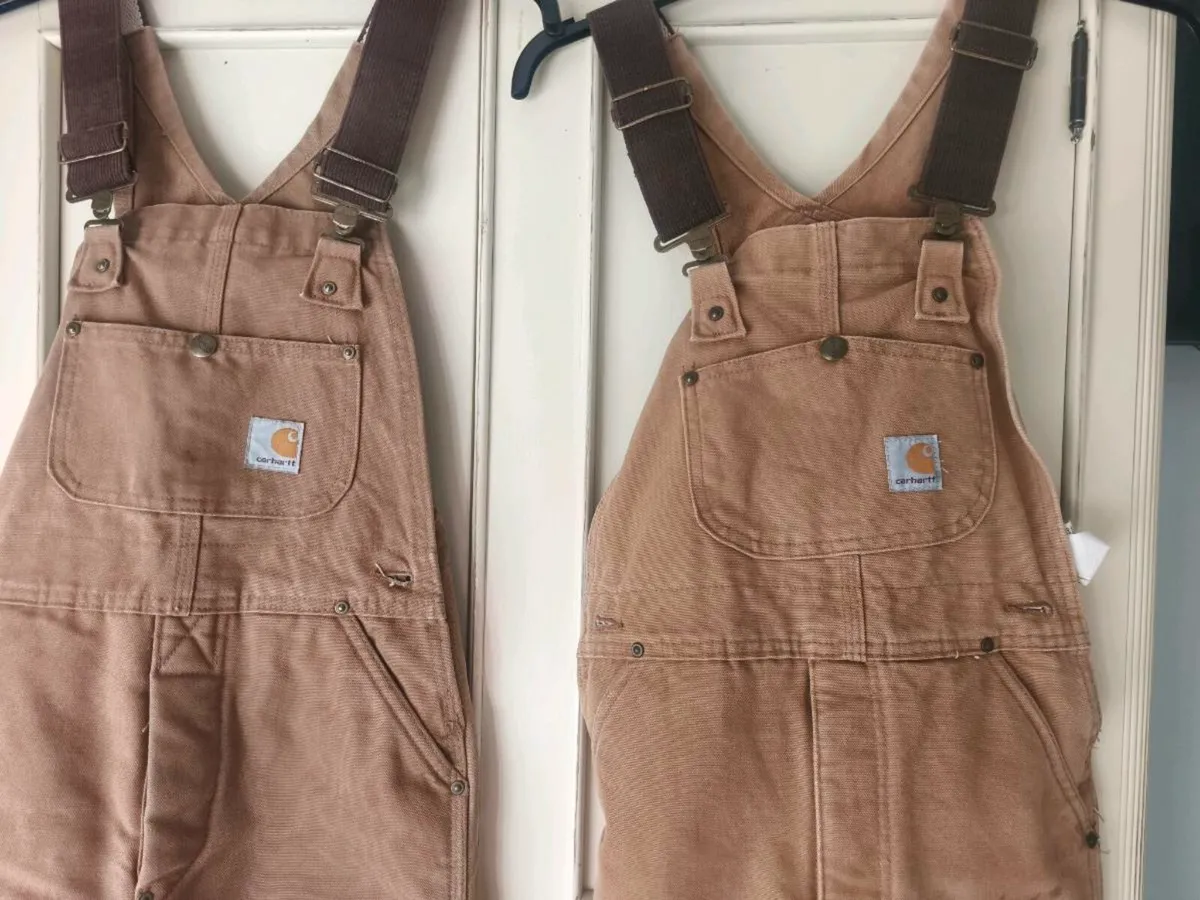 Carhartt kid's insulated overalls - Image 1