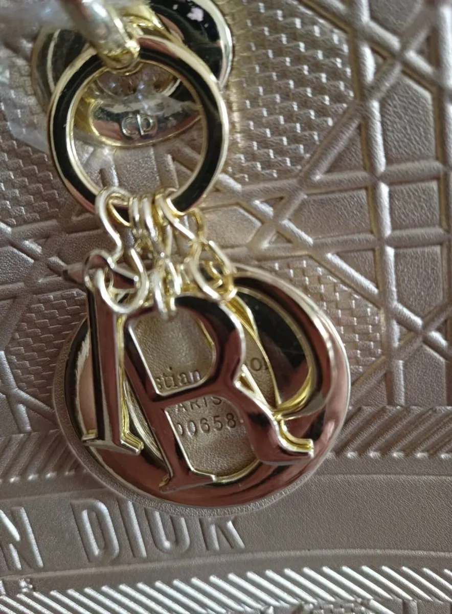 Christian Dior Gold Hand/Sling Bag - Image 2