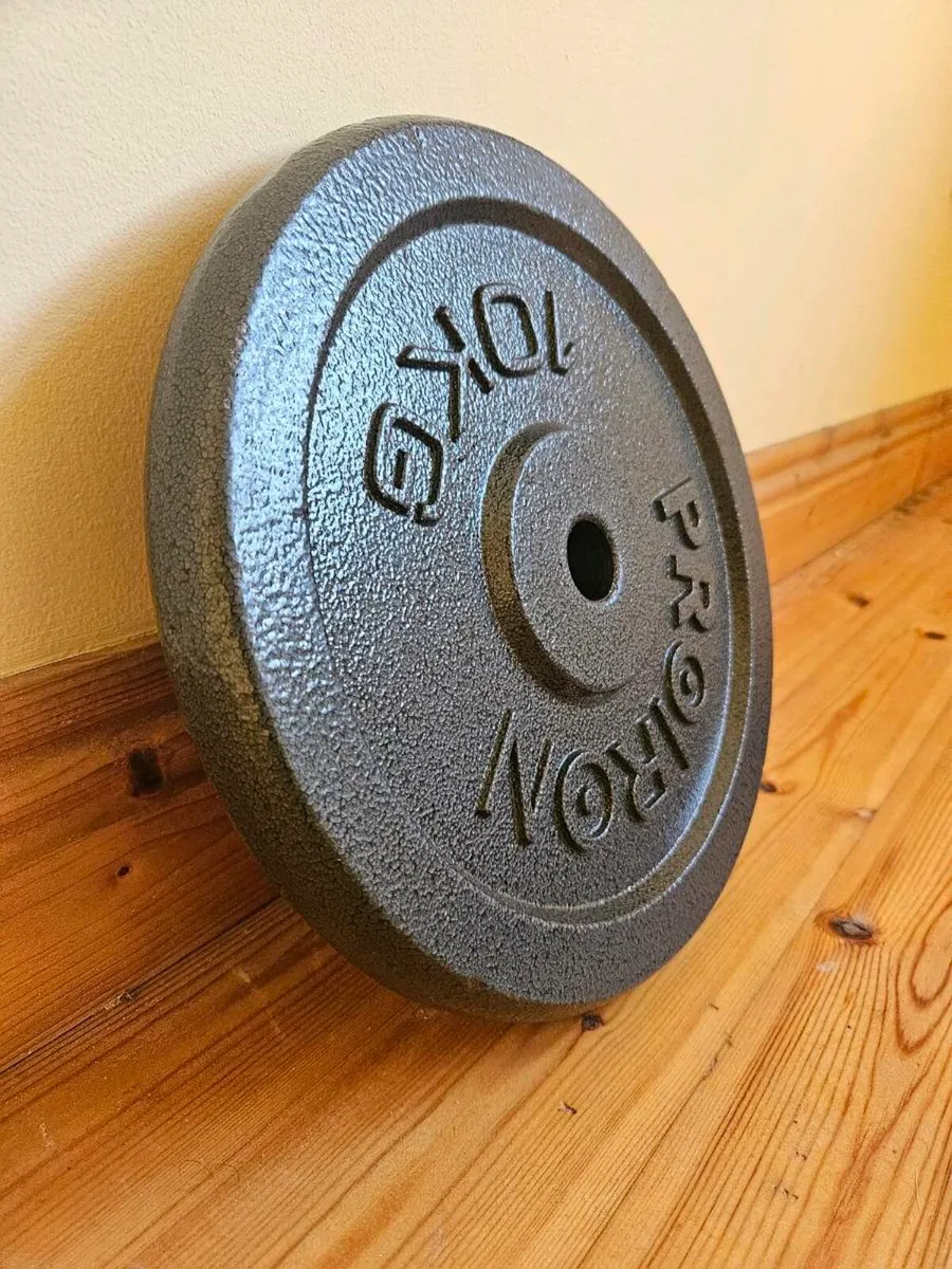 6x 10kg Weight Plates - Image 2