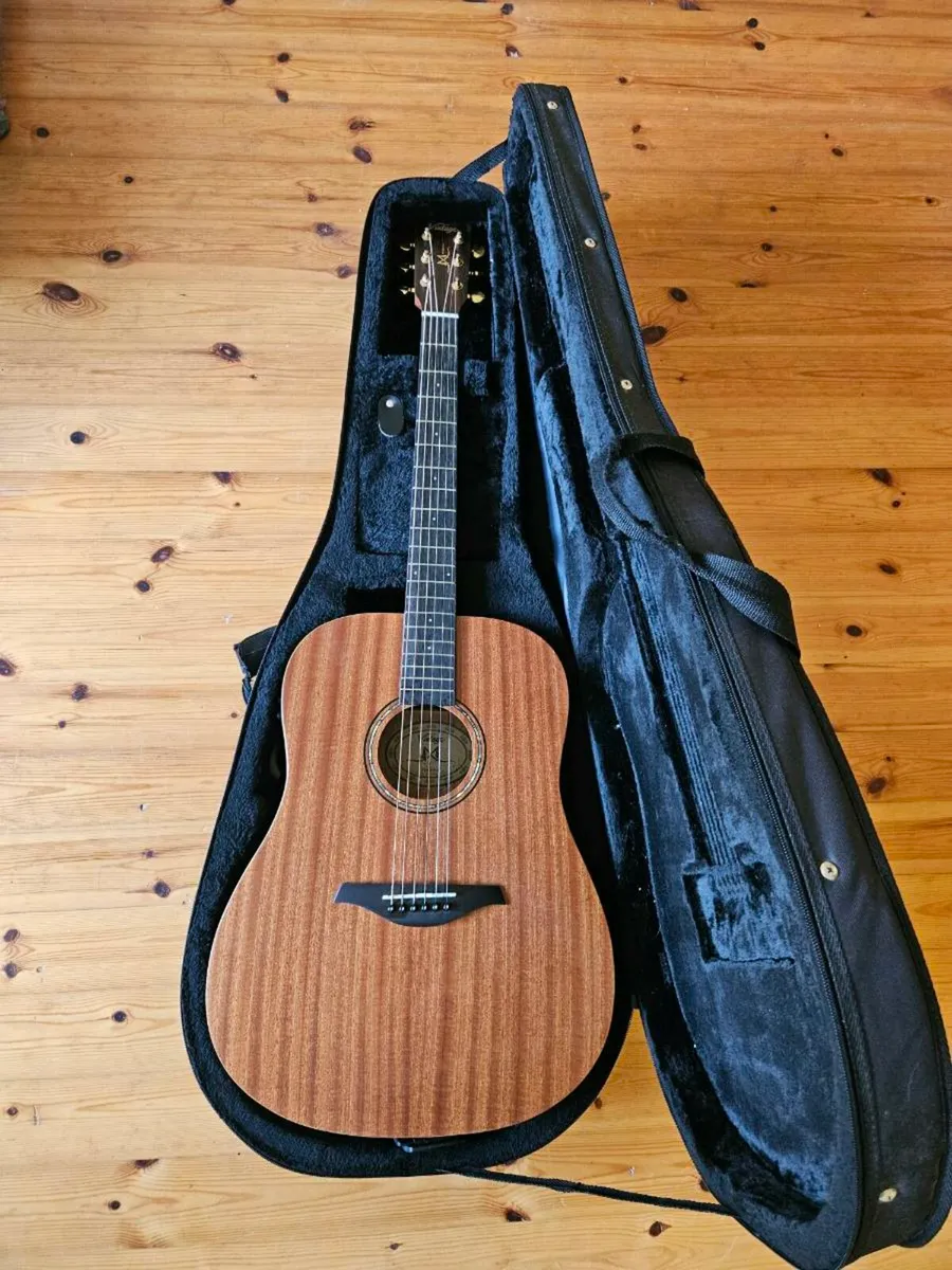 Acoustic Guitar (Case, capo, aux, pic included) - Image 1