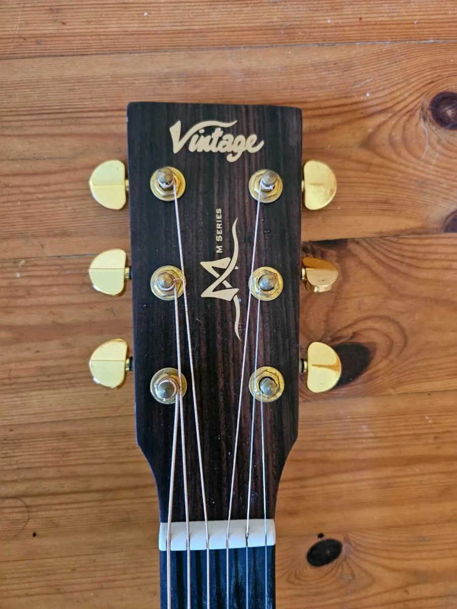 Acoustic Guitar (Case, capo, aux, pic included) - Image 2