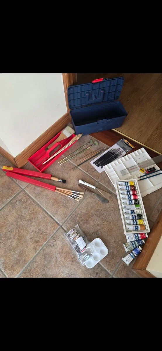 Artists paints Acrylic +Water colour  + accessorie - Image 3