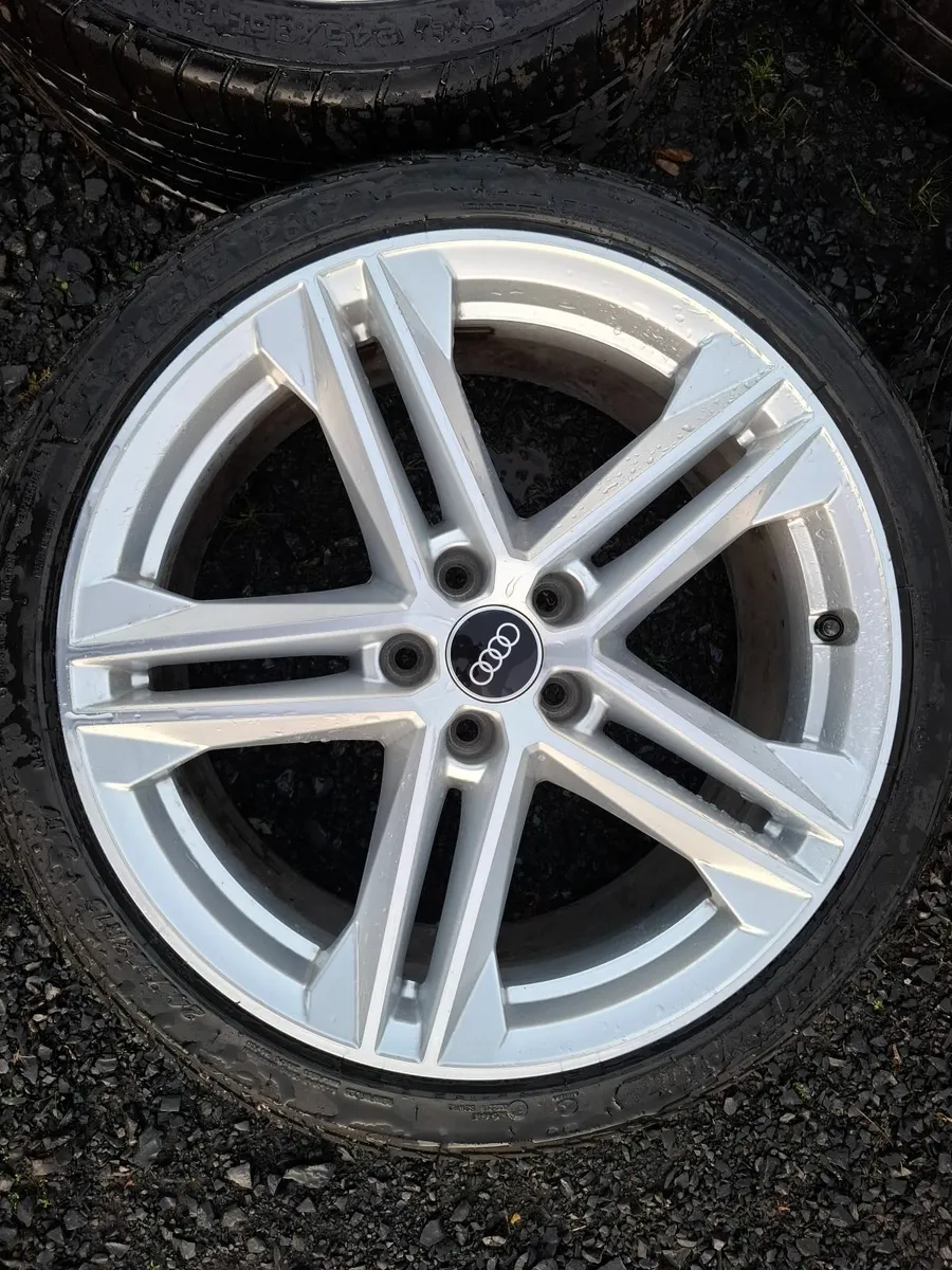 19" Genuine Audi S Line Alloys with tyres - Image 1