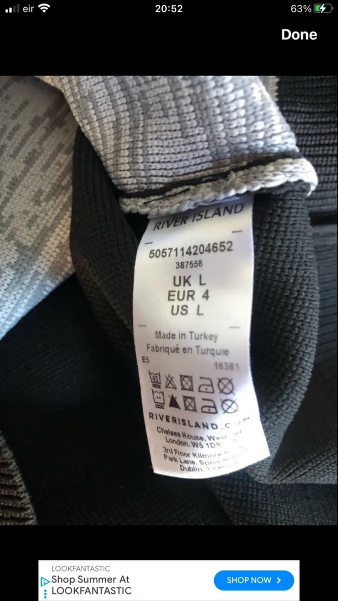 Mens river island top size L €5 - Image 4