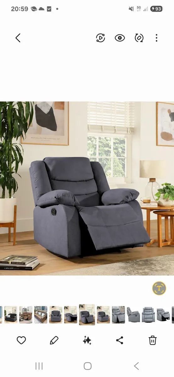 Brand new Hudson recliner arm chair reduced