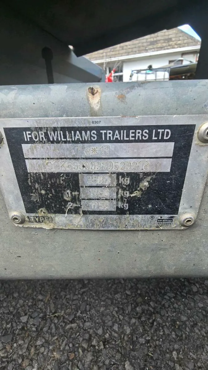 Ifor Williams plant trailer - Image 3