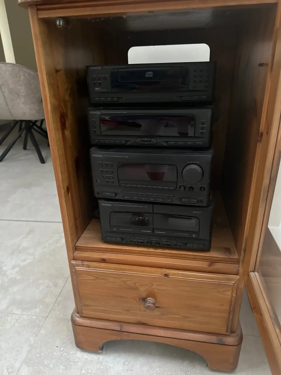 Kenwood Hi-Fi Stack + Ducal Cabinet – €350 - Image 1