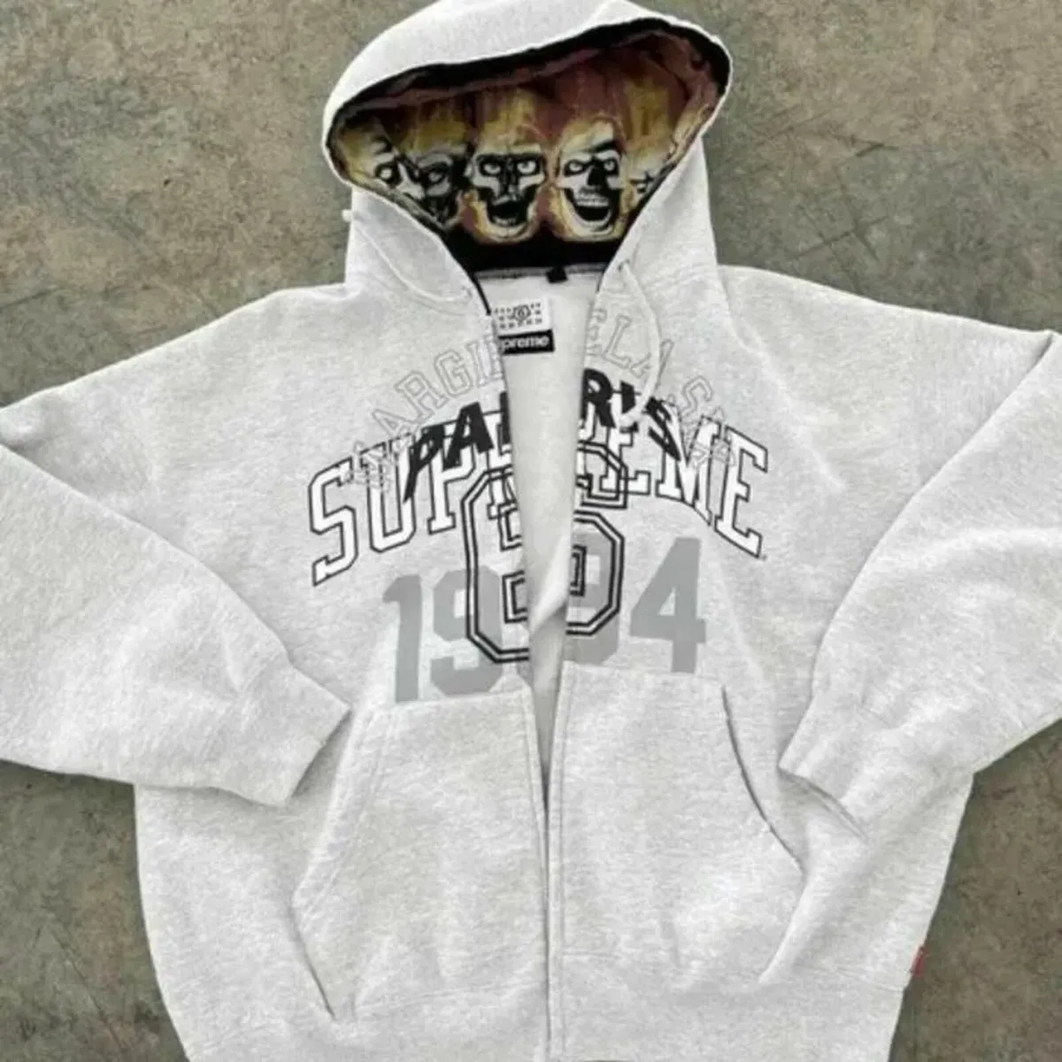 Men's white sweatshirt