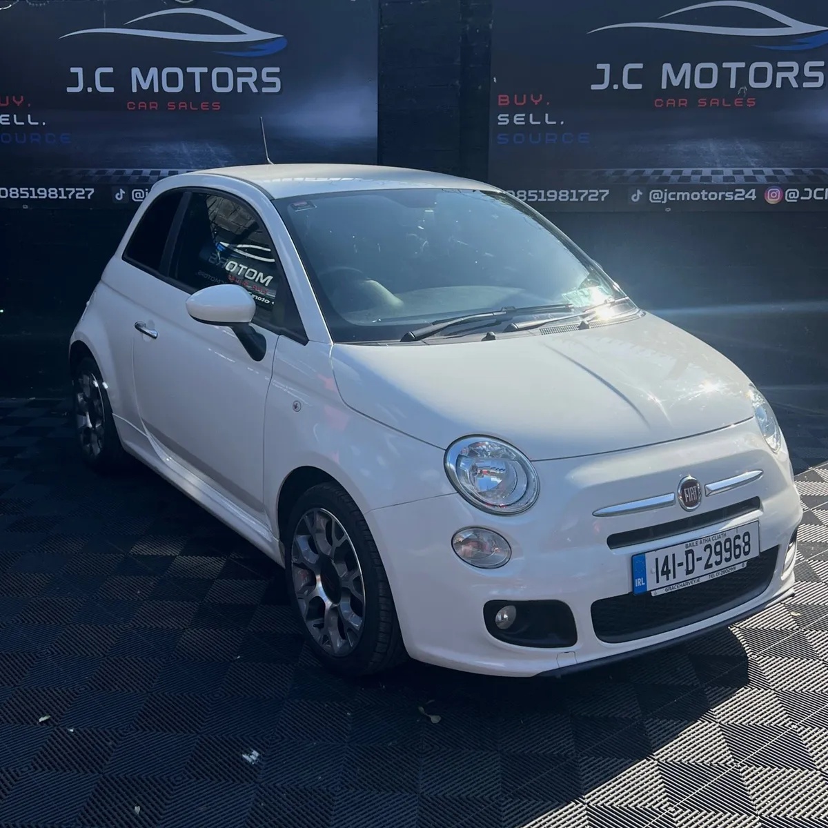 2014 Fiat 500 S (Low KM) - Image 1