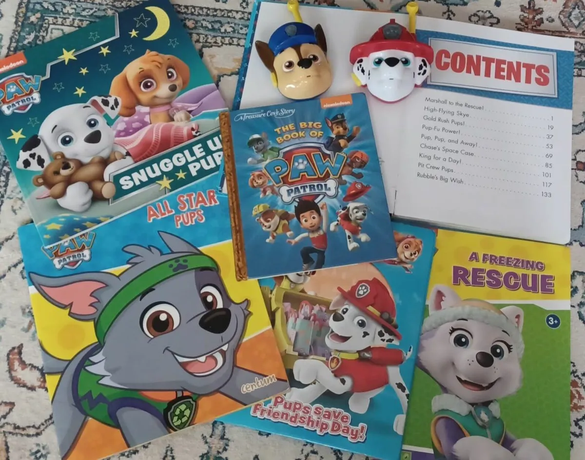Paw Patrol Bundle Books and Walkie Talkies - Image 1