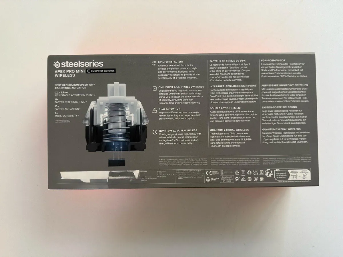 New Steelseries Apex Pro Mini Wireless Keyboard - Image 2