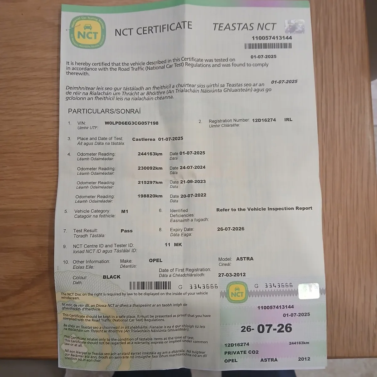 Opel Astra(Tax and test) - Image 4