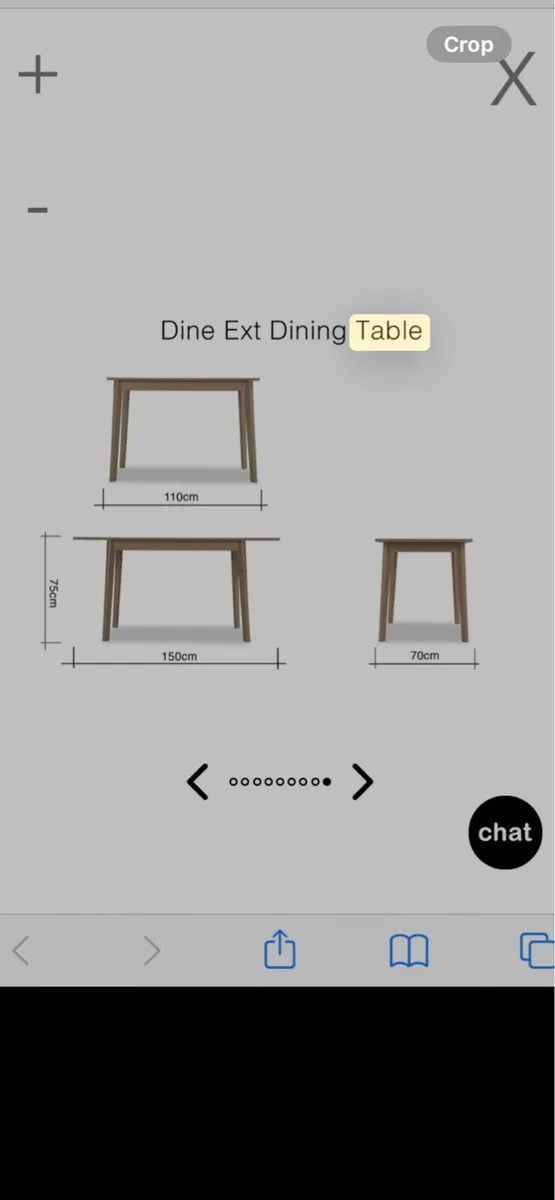 Extendable dining table - Image 2