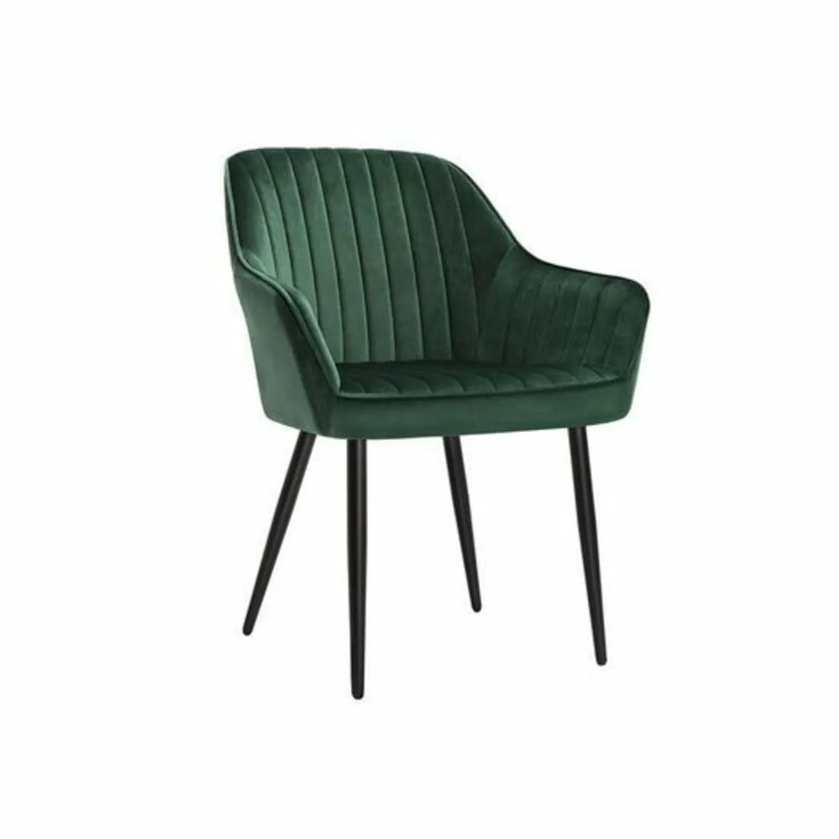 Set Of Two Velvet Dining Chairs High Quality - Image 3
