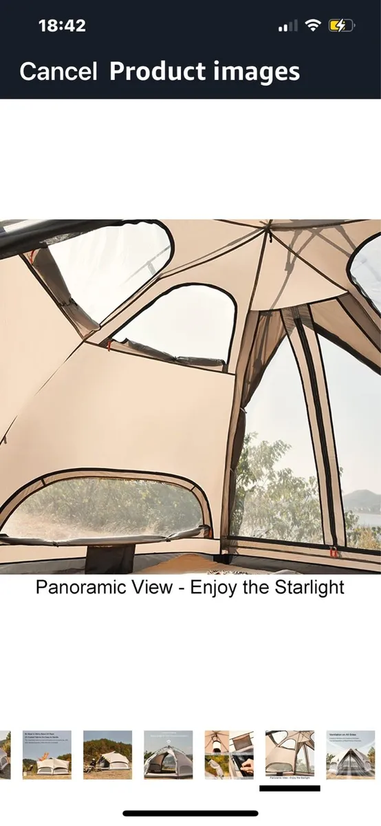 Instead set up dome tent & netted gazebo - Image 3